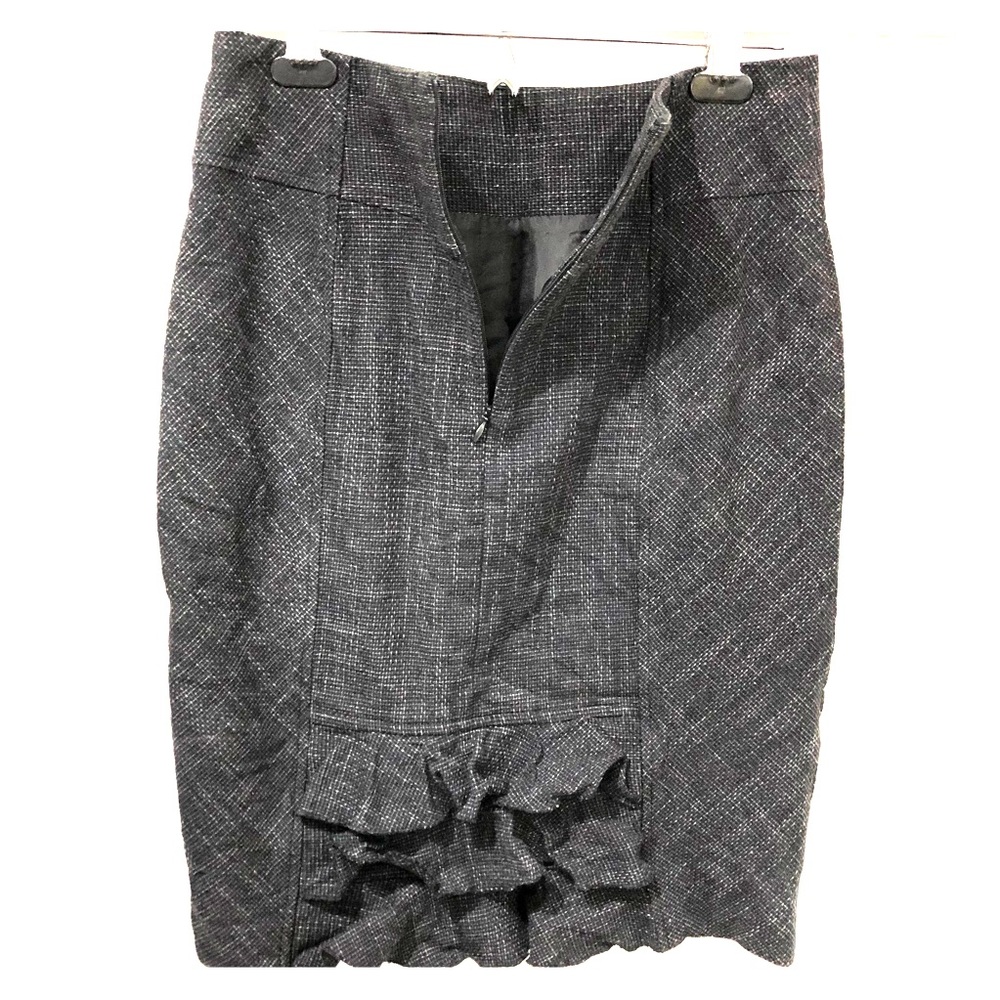Pencil Skirt with Ruffle
